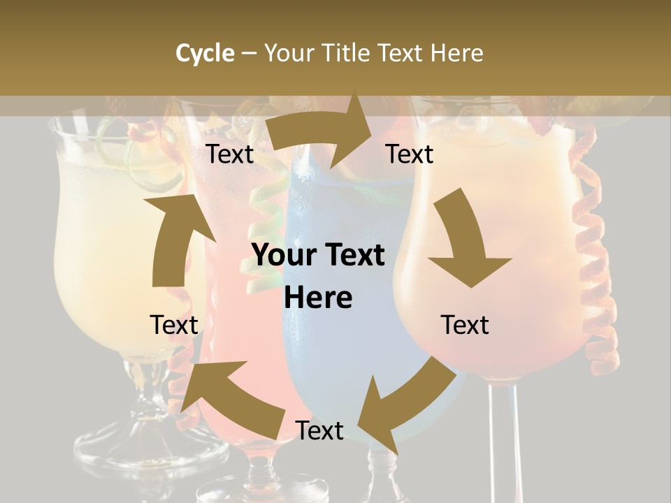 Close Up Raspberry Twist PowerPoint Template