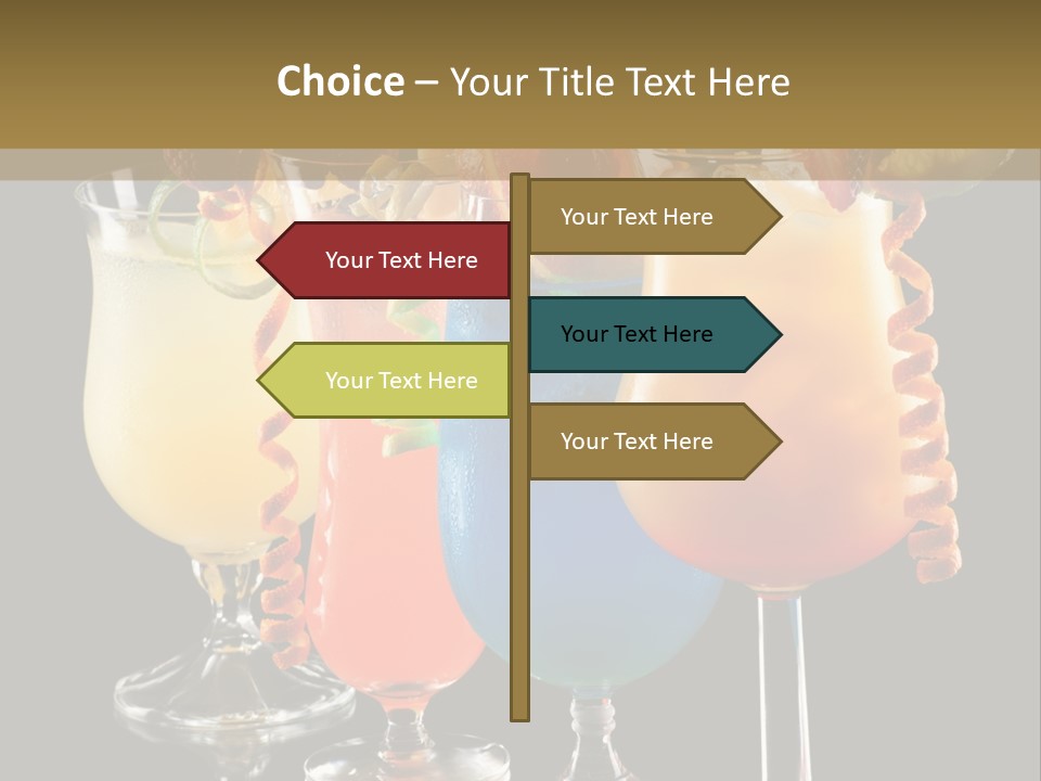 Close Up Raspberry Twist PowerPoint Template