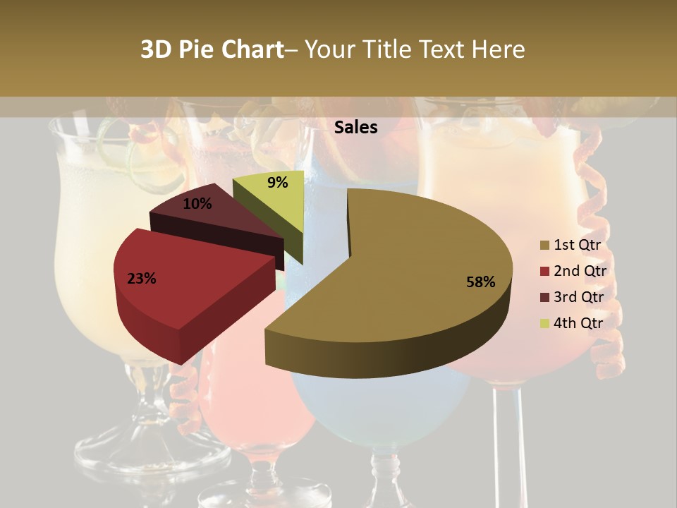 Close Up Raspberry Twist PowerPoint Template