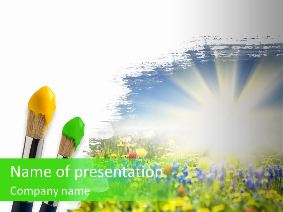 Decoration Enamel Tint PowerPoint Template