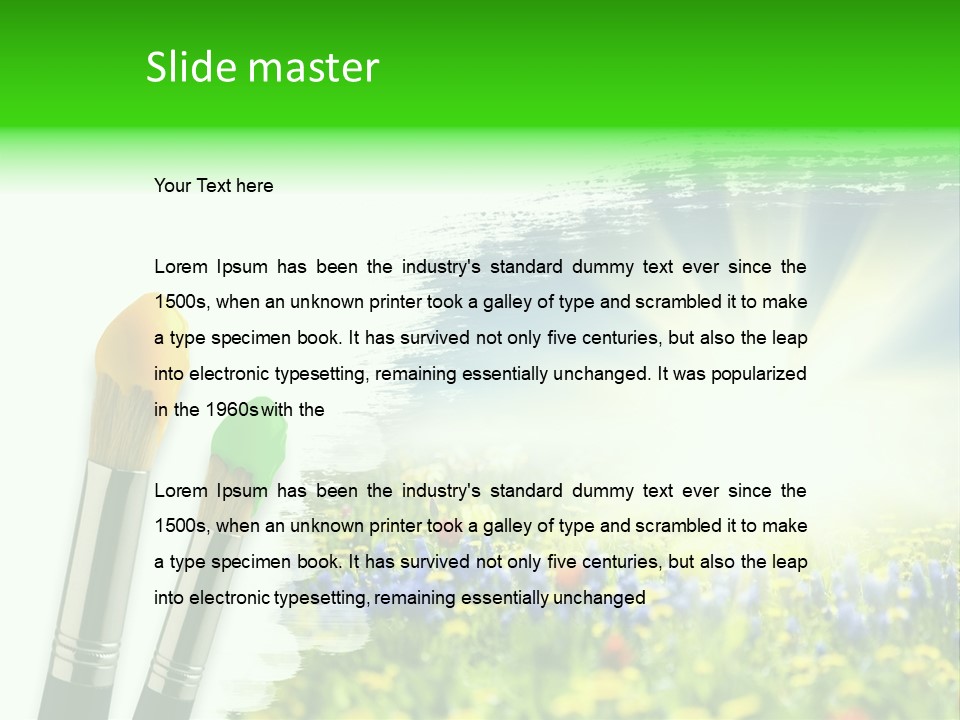 Decoration Enamel Tint PowerPoint Template