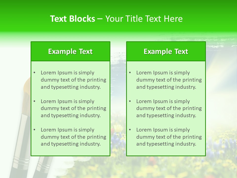 Decoration Enamel Tint PowerPoint Template