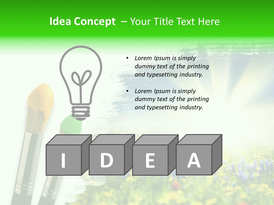 Decoration Enamel Tint PowerPoint Template