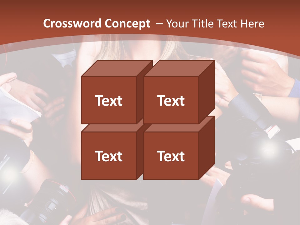 Woman People Photographer PowerPoint Template