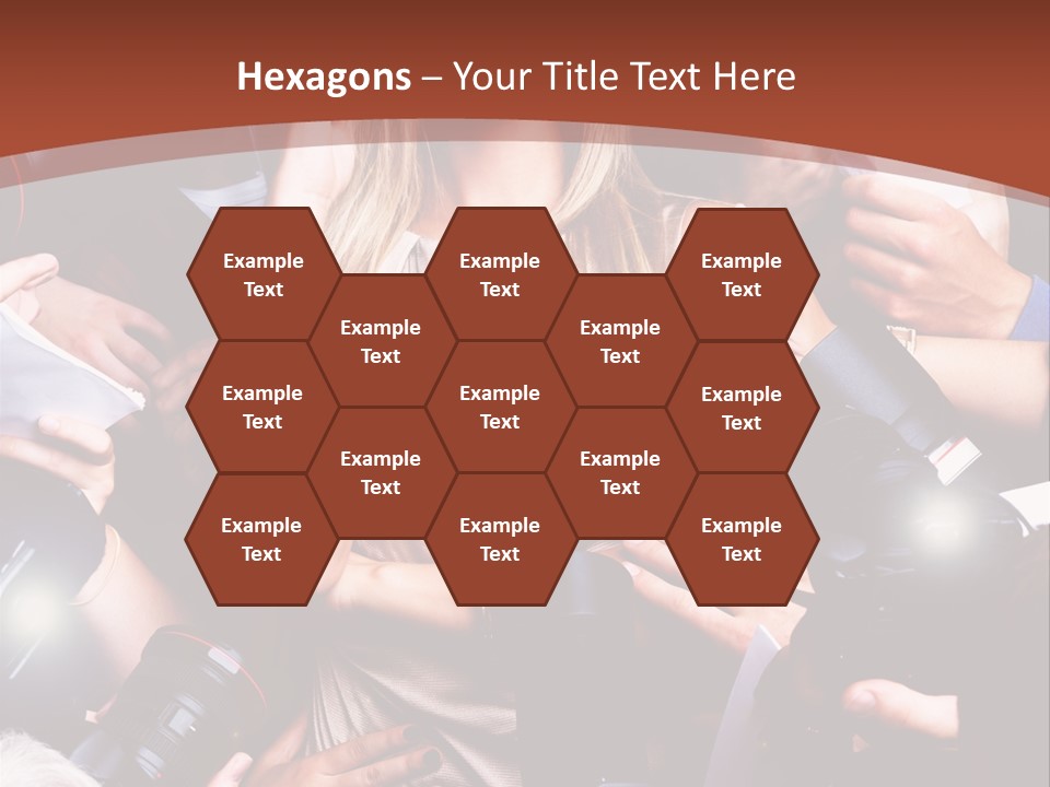 Woman People Photographer PowerPoint Template