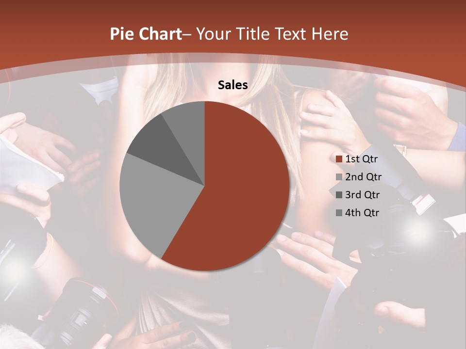 Woman People Photographer PowerPoint Template