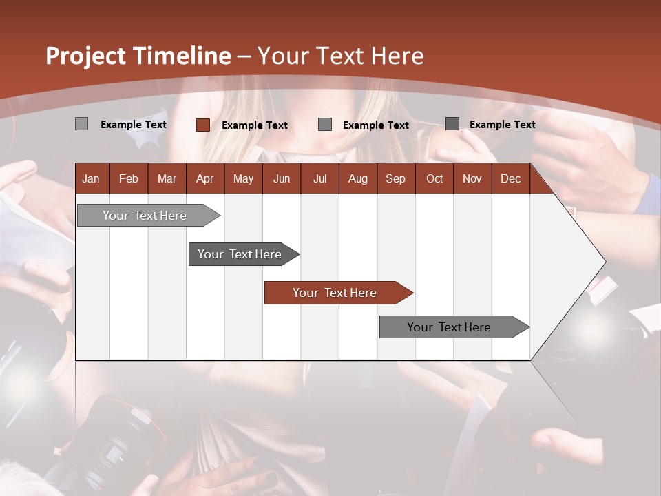 Woman People Photographer PowerPoint Template