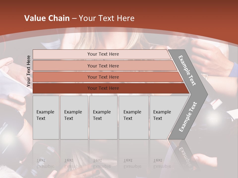 Woman People Photographer PowerPoint Template