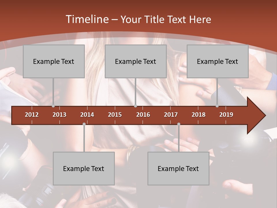 Woman People Photographer PowerPoint Template