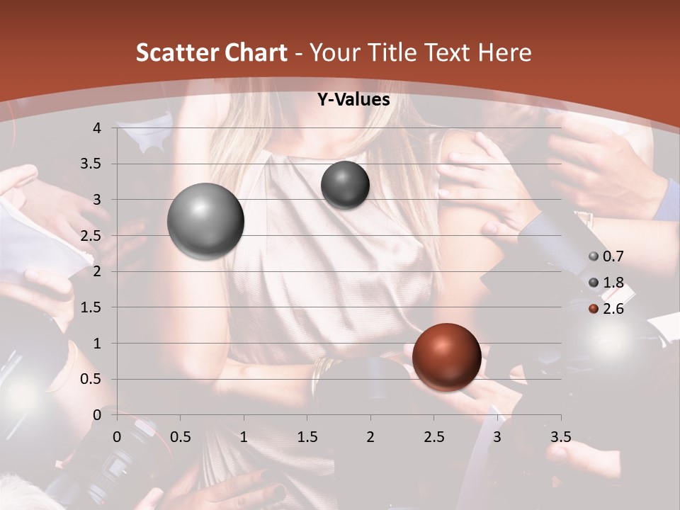 Woman People Photographer PowerPoint Template