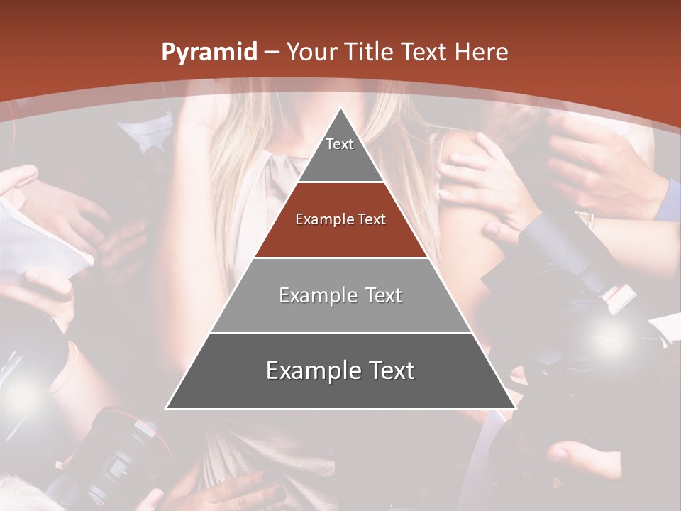 Woman People Photographer PowerPoint Template