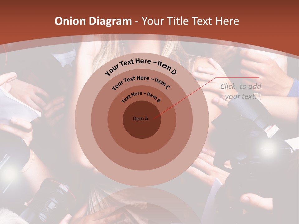 Woman People Photographer PowerPoint Template