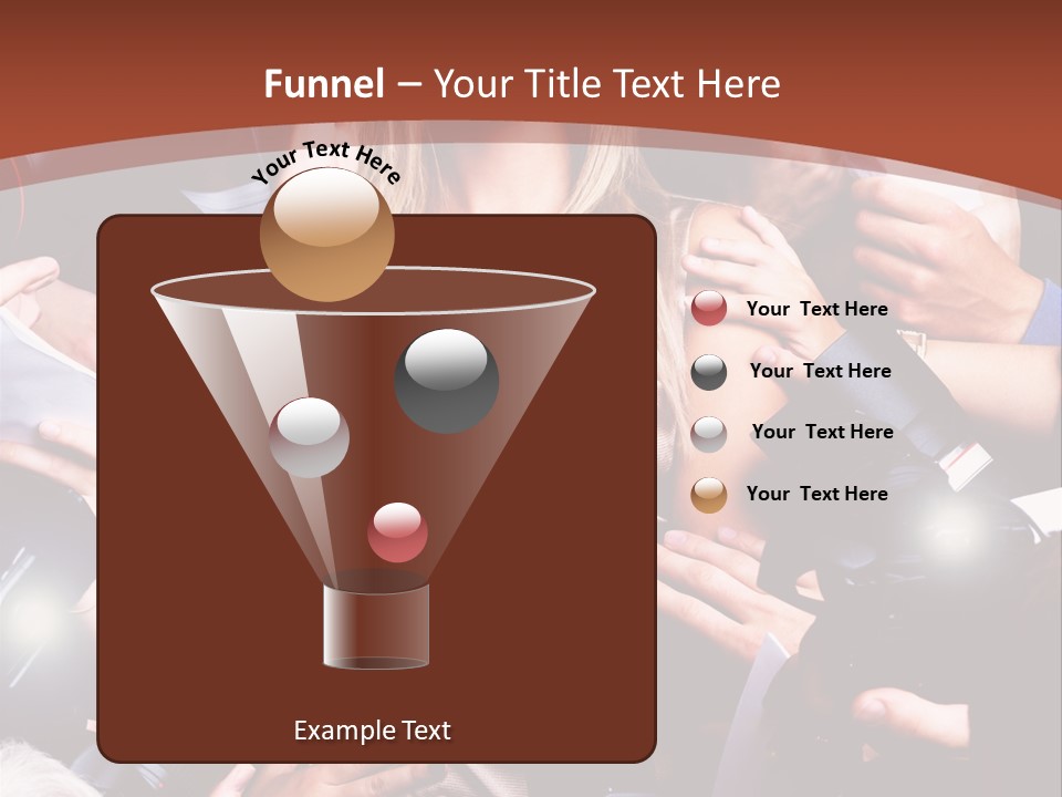 Woman People Photographer PowerPoint Template