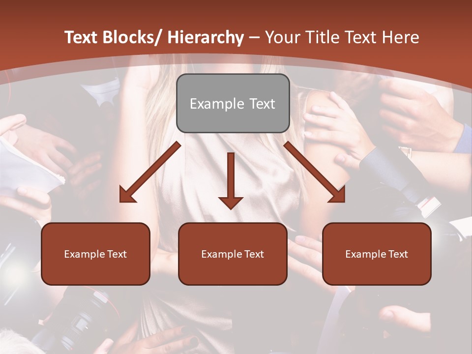 Woman People Photographer PowerPoint Template