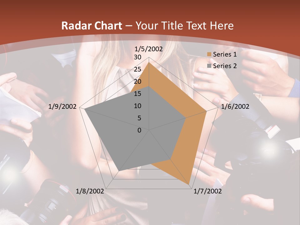 Woman People Photographer PowerPoint Template