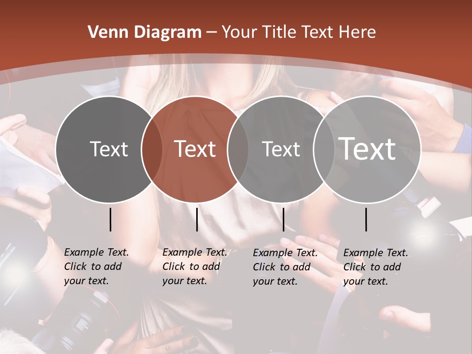 Woman People Photographer PowerPoint Template