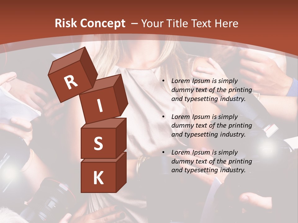 Woman People Photographer PowerPoint Template