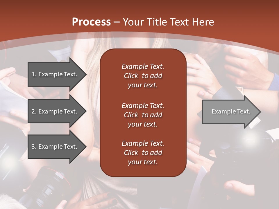 Woman People Photographer PowerPoint Template