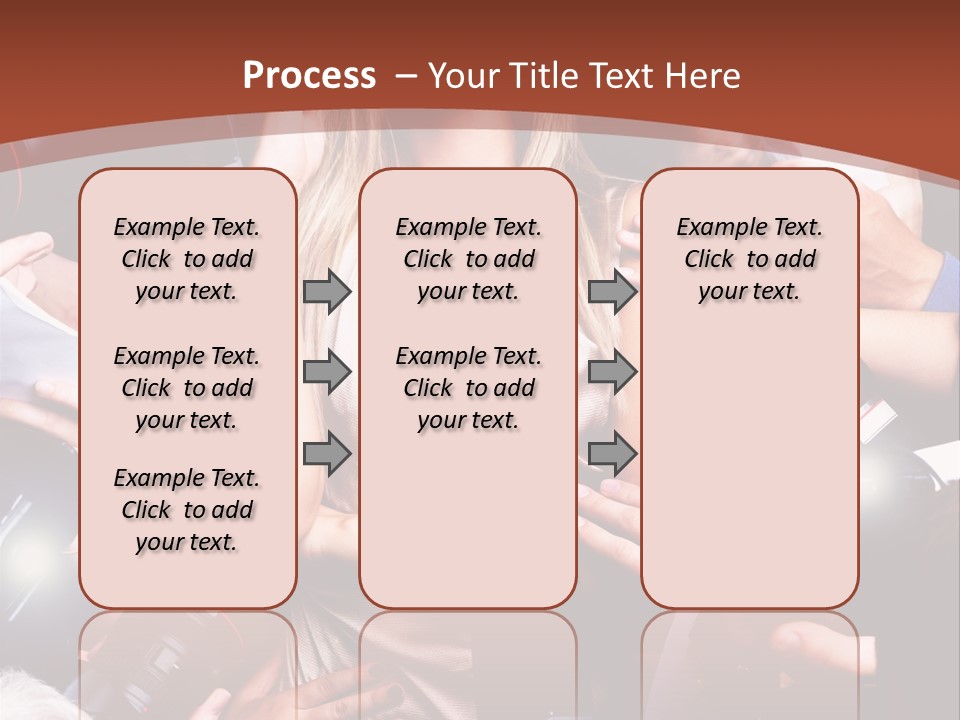 Woman People Photographer PowerPoint Template