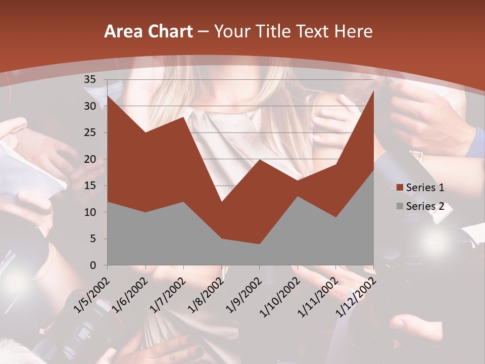 Woman People Photographer PowerPoint Template