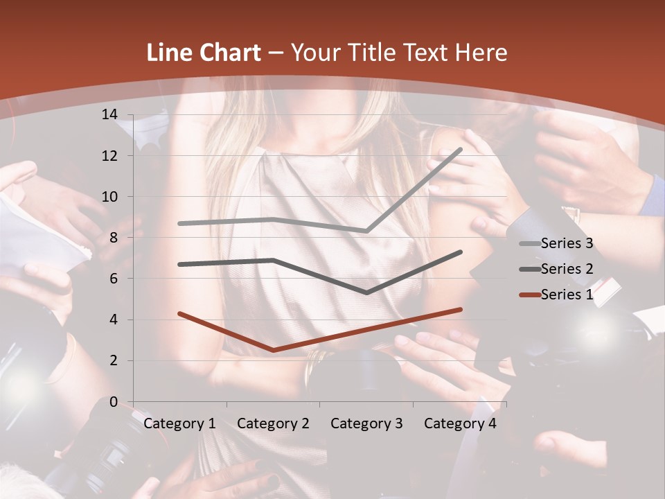 Woman People Photographer PowerPoint Template