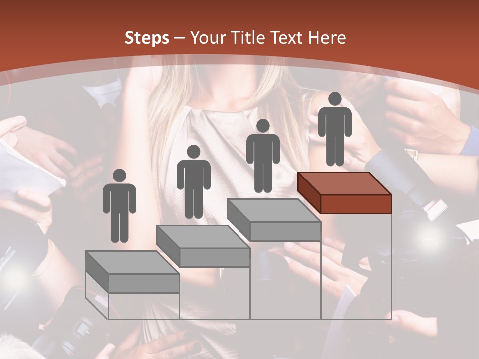 Woman People Photographer PowerPoint Template