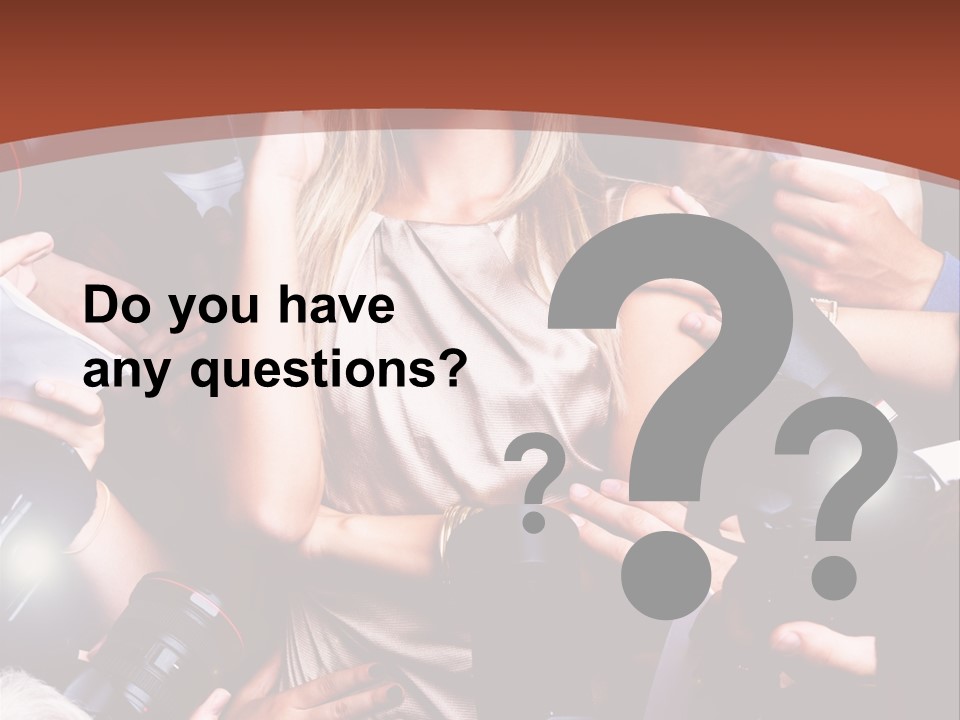 Woman People Photographer PowerPoint Template