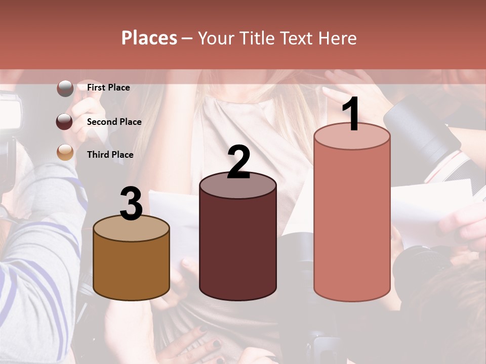 Caucasian Smiling Young PowerPoint Template