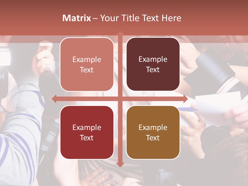Caucasian Smiling Young PowerPoint Template
