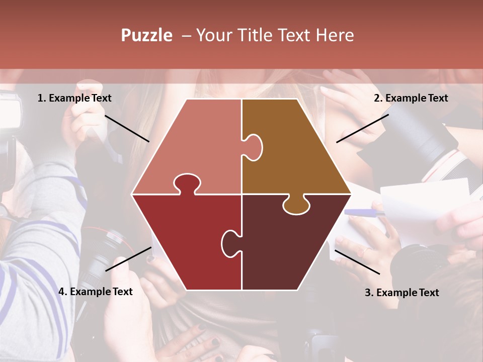 Caucasian Smiling Young PowerPoint Template