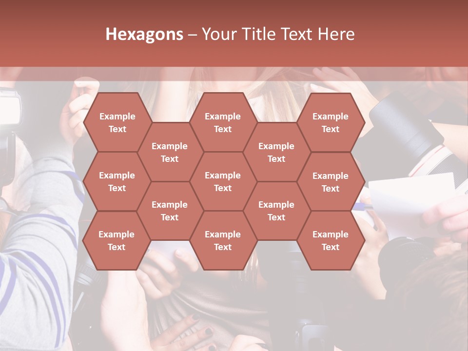 Caucasian Smiling Young PowerPoint Template