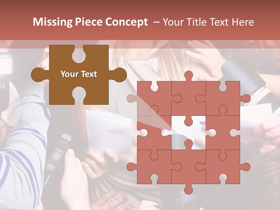 Caucasian Smiling Young PowerPoint Template