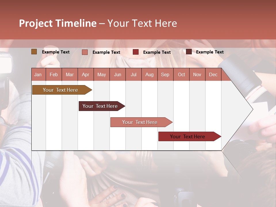 Caucasian Smiling Young PowerPoint Template