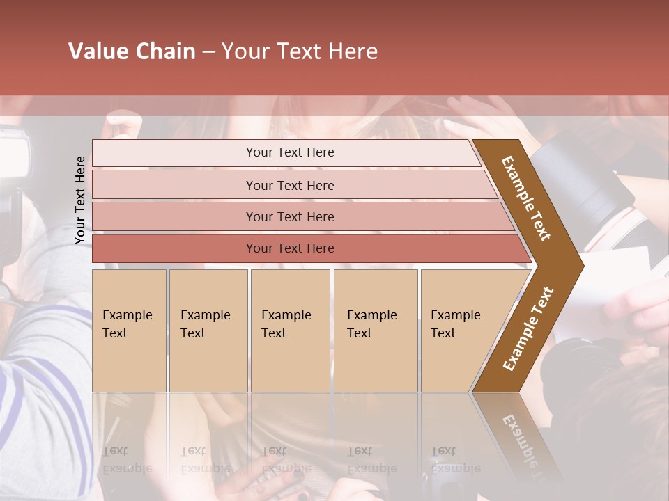 Caucasian Smiling Young PowerPoint Template
