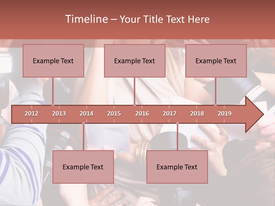 Caucasian Smiling Young PowerPoint Template