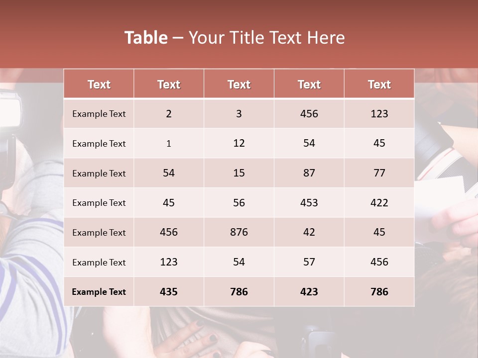 Caucasian Smiling Young PowerPoint Template