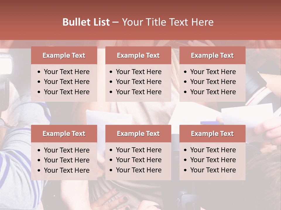 Caucasian Smiling Young PowerPoint Template