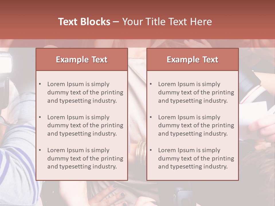 Caucasian Smiling Young PowerPoint Template