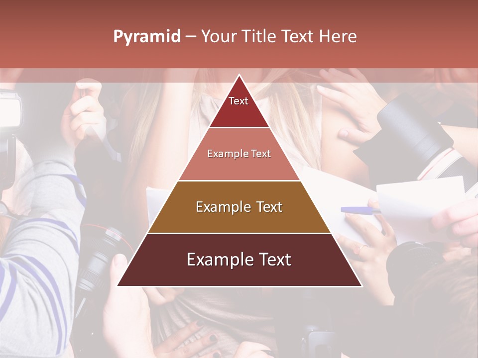 Caucasian Smiling Young PowerPoint Template