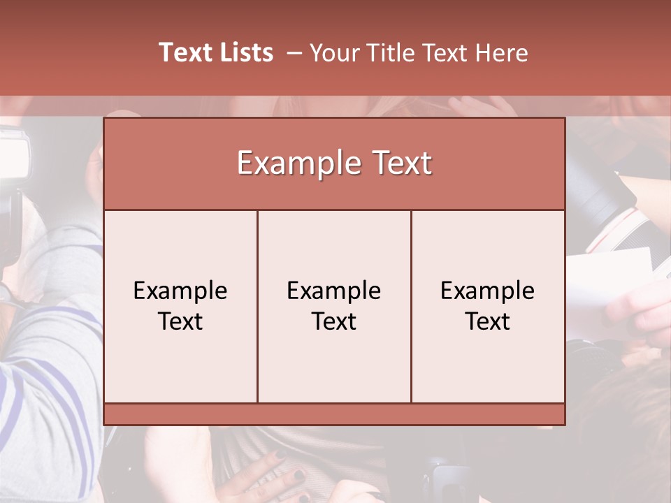 Caucasian Smiling Young PowerPoint Template
