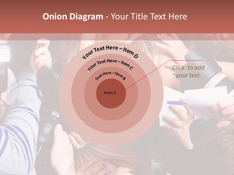 Caucasian Smiling Young PowerPoint Template