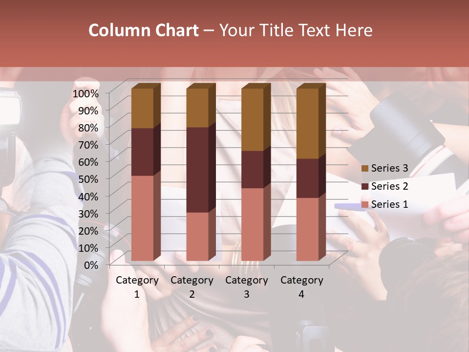 Caucasian Smiling Young PowerPoint Template