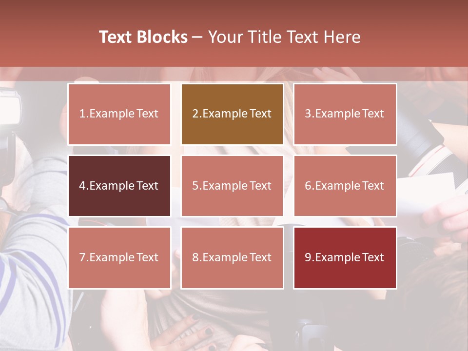 Caucasian Smiling Young PowerPoint Template
