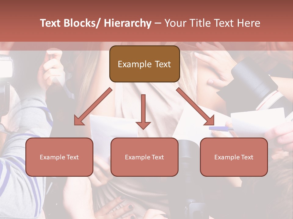 Caucasian Smiling Young PowerPoint Template