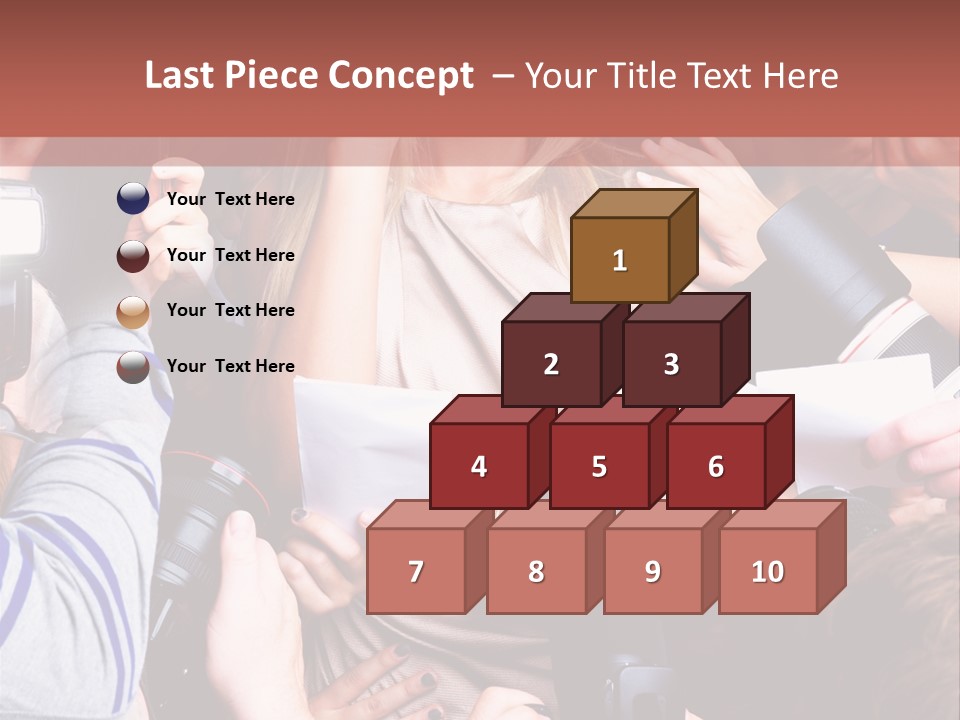 Caucasian Smiling Young PowerPoint Template