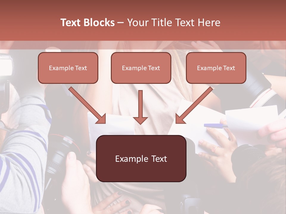 Caucasian Smiling Young PowerPoint Template