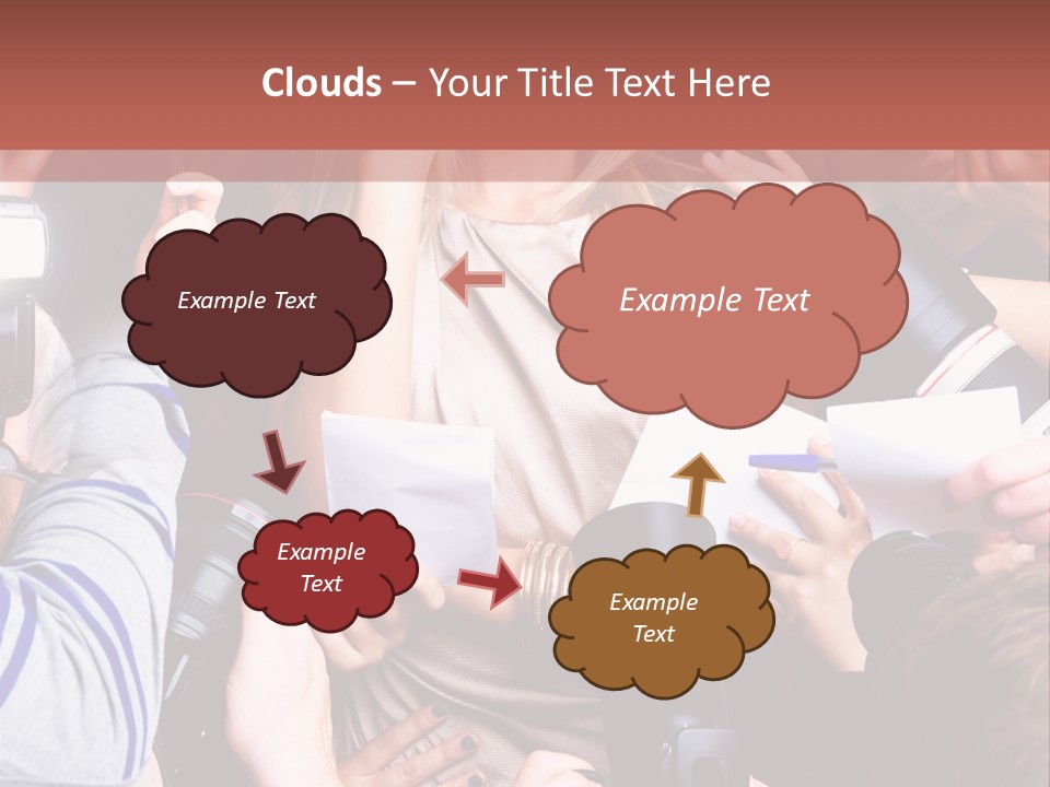Caucasian Smiling Young PowerPoint Template