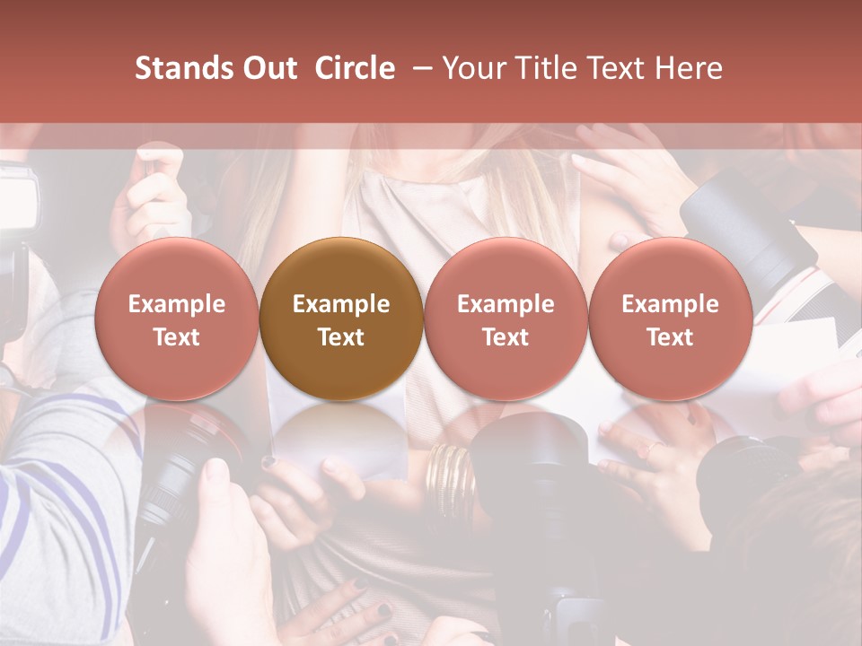 Caucasian Smiling Young PowerPoint Template