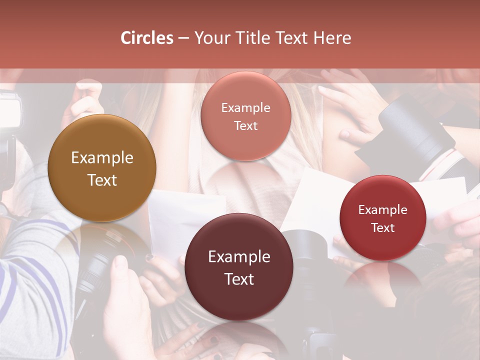 Caucasian Smiling Young PowerPoint Template