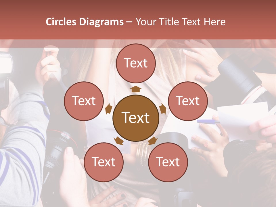 Caucasian Smiling Young PowerPoint Template